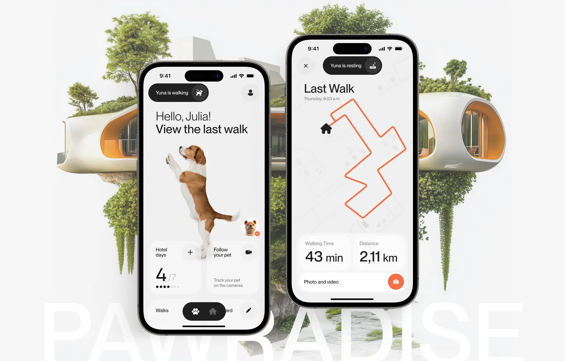 Pawradise service flow and product experience